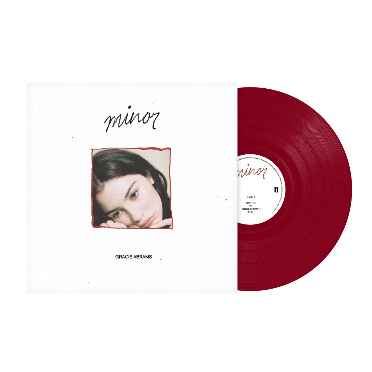 Minor 5 Year Anniversary Red Vinyl Gracie Abrams minor-5-year-anniversary-red-vinyl-gracie-abrams