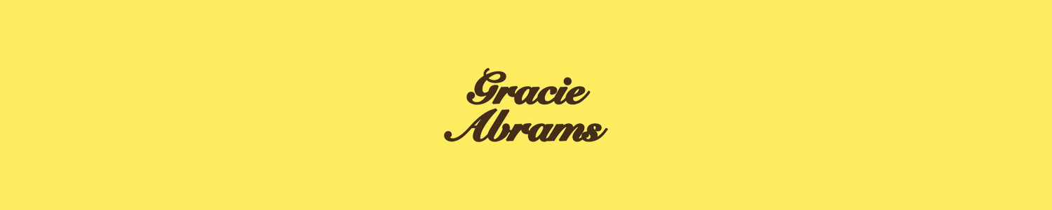 Gracie Abrams Footer Logo