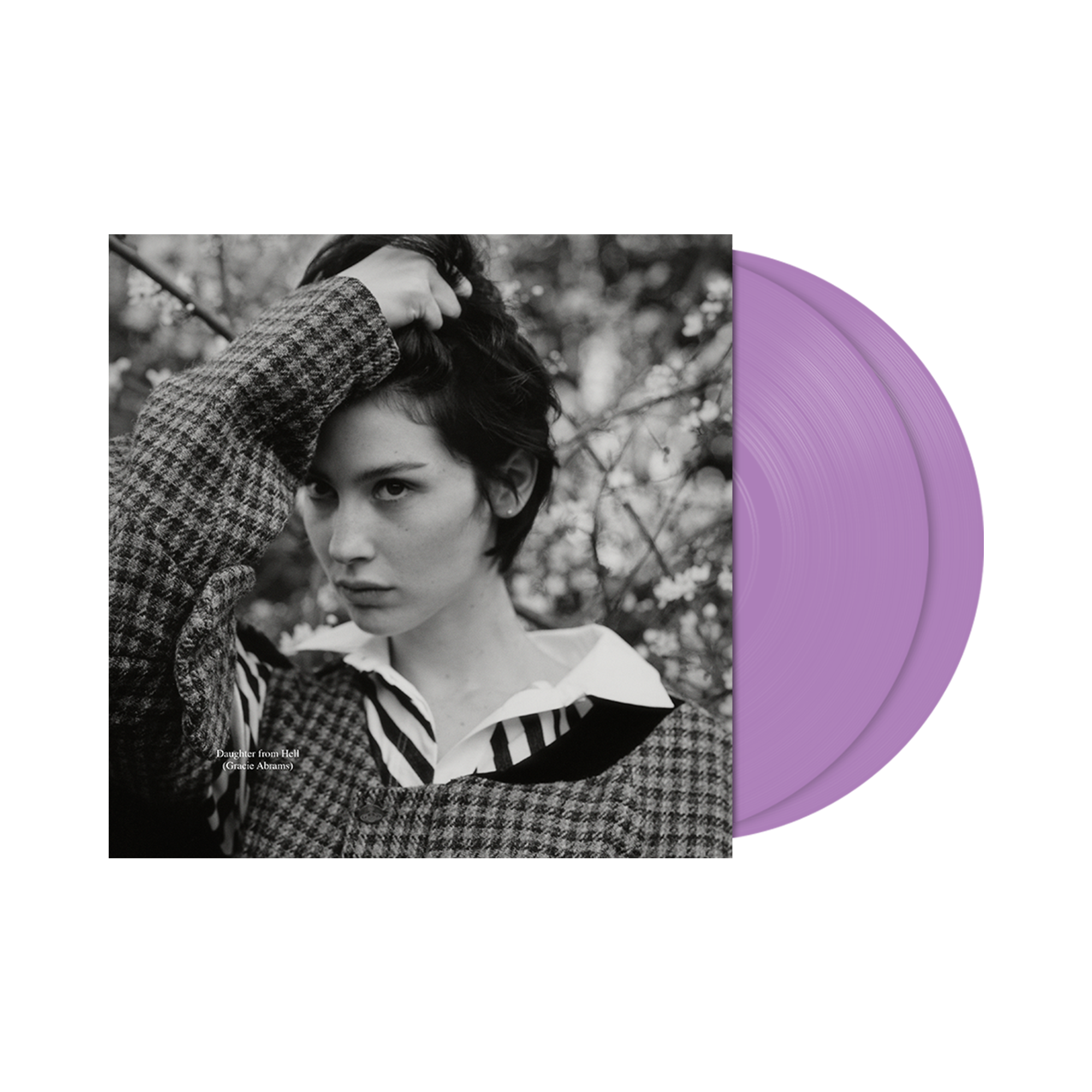 Gracie Abrams Daughter from Hell - Lavender Vinyl (GA Exclusive) + Signed Art Card + Black T-Shirt Vinyl 446514