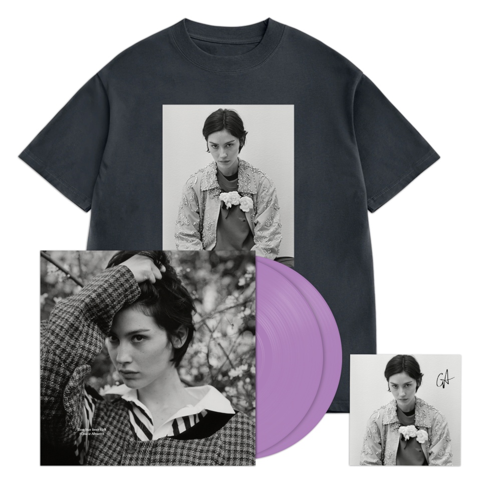 Gracie Abrams Daughter from Hell - Lavender Vinyl (GA Exclusive) + Signed Art Card + Black T-Shirt Vinyl 446512