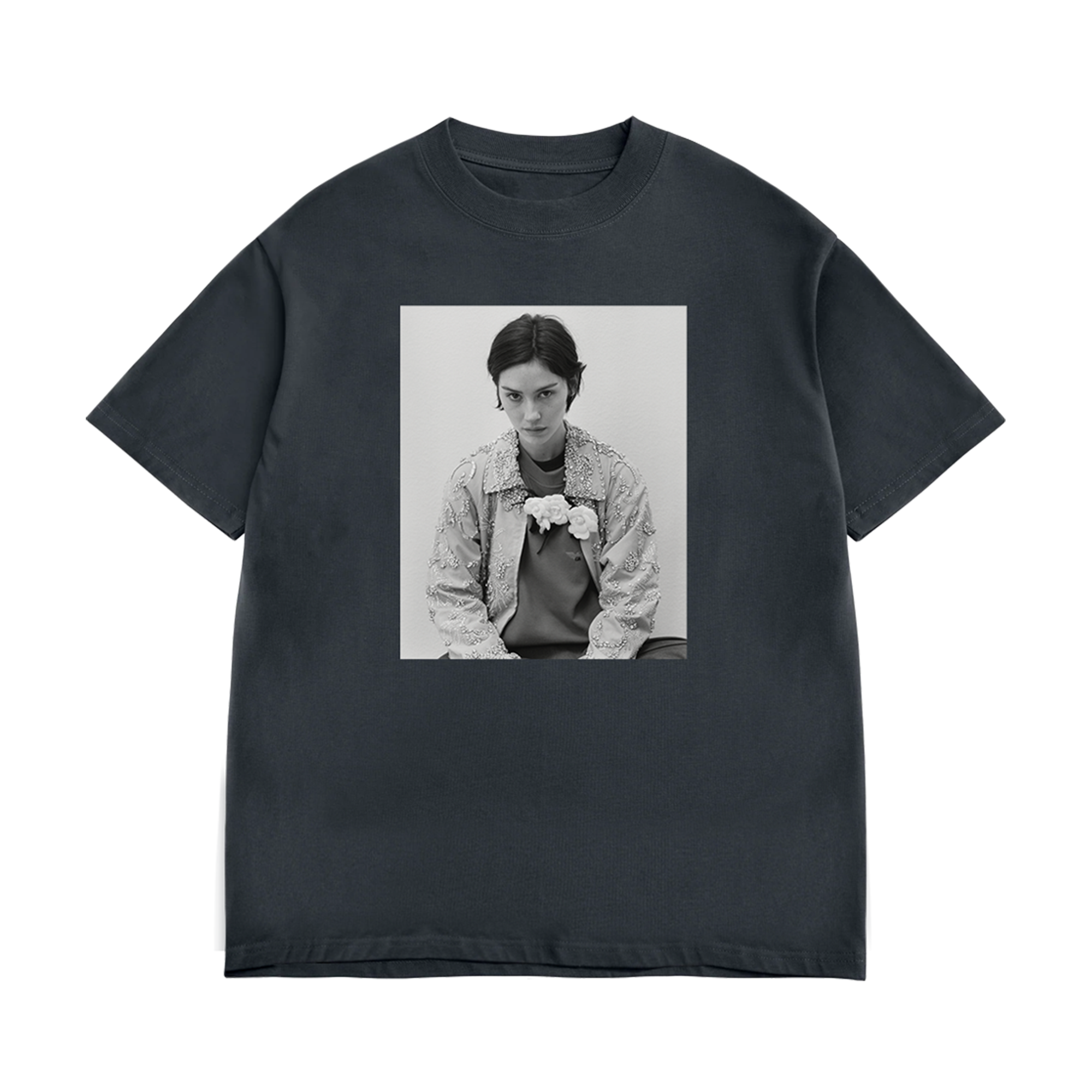 Gracie Abrams Daughter from Hell Photo G.A. Washed Black T-Shirt T-Shirt 446358