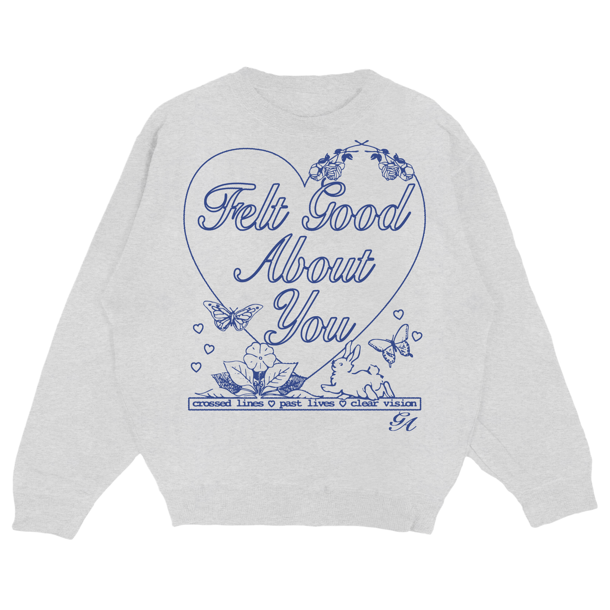 Gracie Abrams Felt Good About You Crewneck Pullover 383957