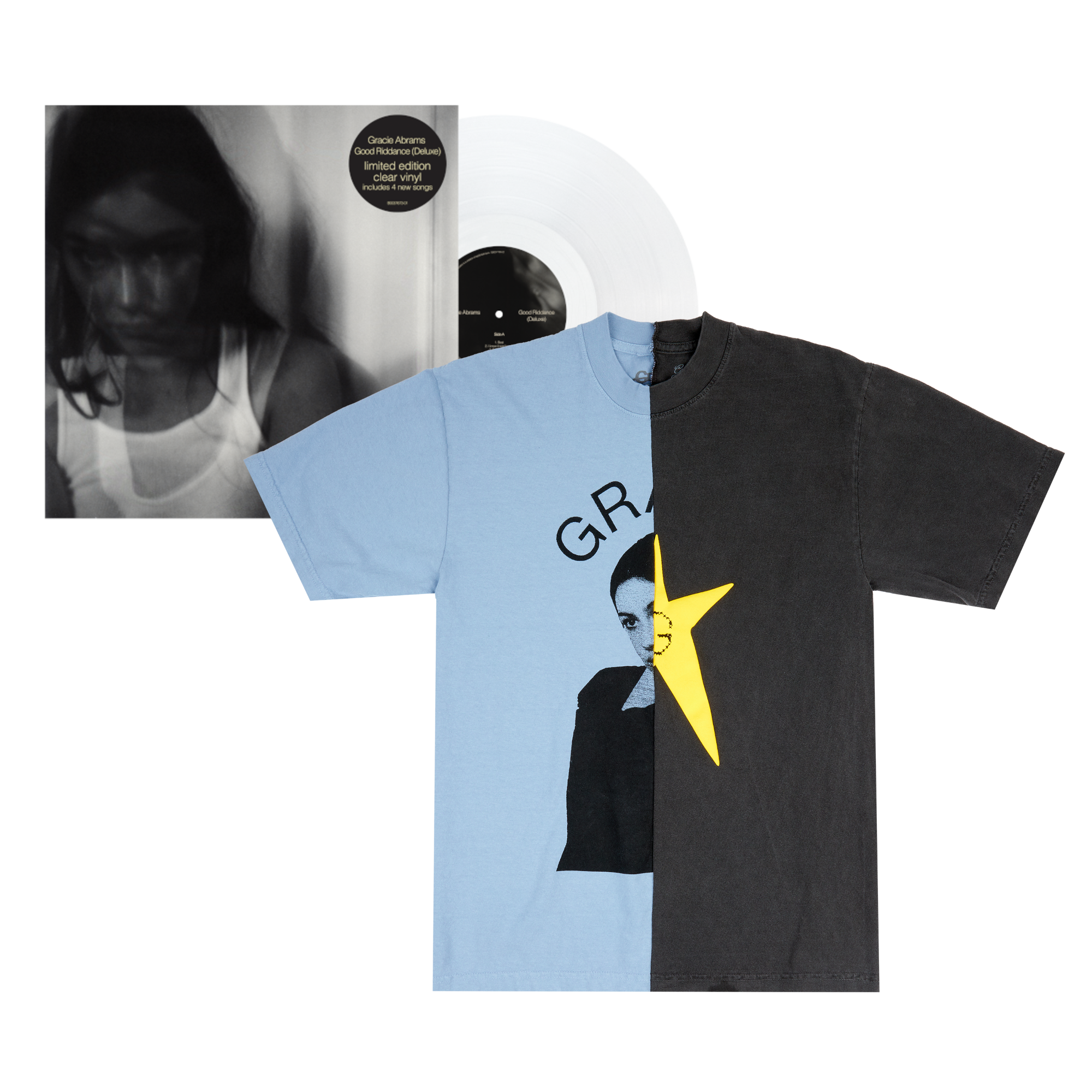Gracie Abrams Good Riddance Clear LP + Split Tee 303543