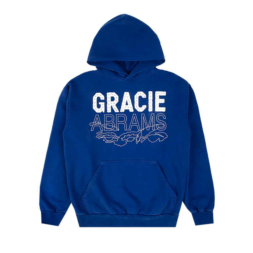 Gracie Abrams Gracie Abrams Letter Repeat Navy Unisex Hoodie Hoodies 427824