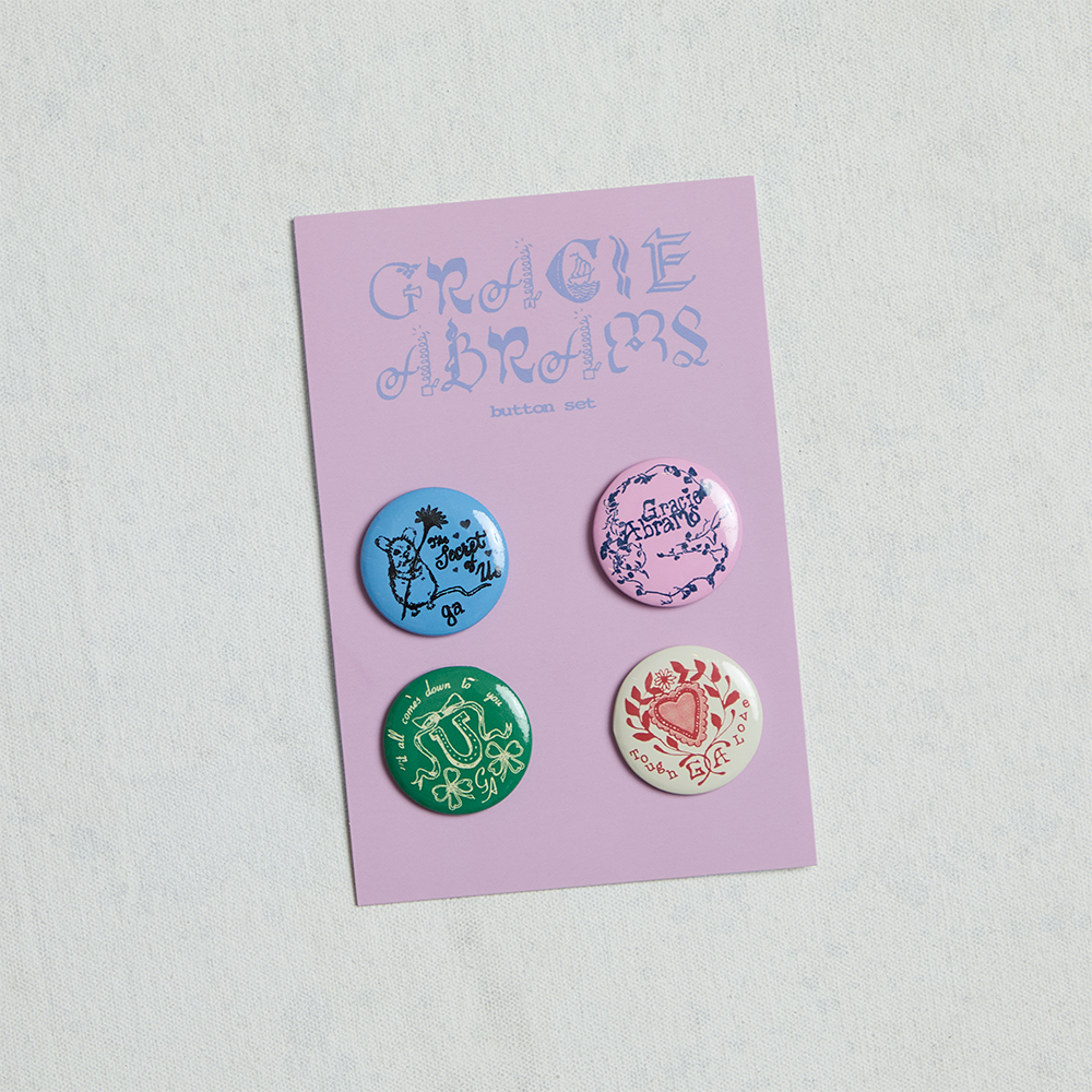Gracie Abrams The Secret of Us Button Pack Button Set 432357