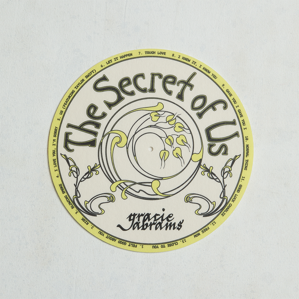 Gracie Abrams The Secret of Us Vinyl Slip-Mat Slipmat 432377